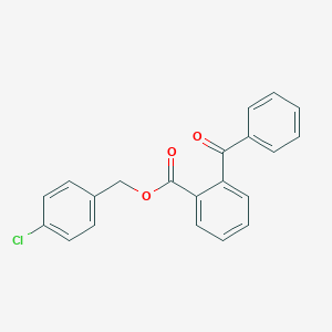 molecular formula C21H15ClO3 B338763 4-Chlorobenzyl 2-benzoylbenzoate 