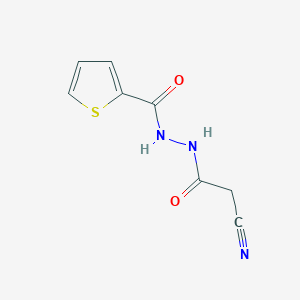 N'-(2-cyanoacetyl)thiophene-2-carbohydrazide