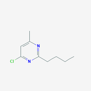 molecular formula C9H13ClN2 B3387662 2-丁基-4-氯-6-甲基嘧啶 CAS No. 848499-42-3
