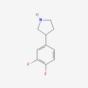 molecular formula C10H11F2N B3387663 3-(3,4-Difluorophenyl)pyrrolidine CAS No. 848822-98-0