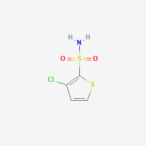 molecular formula C4H4ClNO2S2 B3387677 3-Chlorothiophene-2-sulfonamide CAS No. 850340-85-1