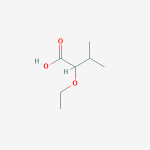 molecular formula C7H14O3 B3387682 2-Ethoxy-3-methylbutanoic acid CAS No. 850856-37-0