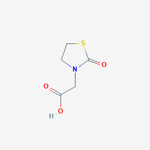 molecular formula C5H7NO3S B3387697 2-(2-Oxothiazolidin-3-yl)acetic acid CAS No. 851116-64-8