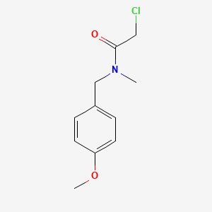 2-chloro-N-[(4-methoxyphenyl)methyl]-N-methylacetamide