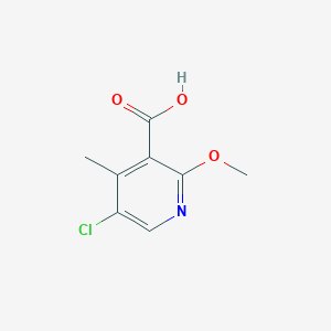 molecular formula C8H8ClNO3 B3387748 5-Chloro-2-methoxy-4-methylnicotinic acid CAS No. 851607-38-0