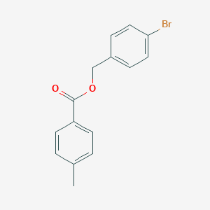 molecular formula C15H13BrO2 B338779 4-Bromobenzyl 4-methylbenzoate 