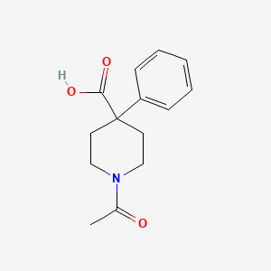 molecular formula C14H17NO3 B3387794 1-Acetyl-4-phenylpiperidine-4-carboxylic acid CAS No. 852218-14-5