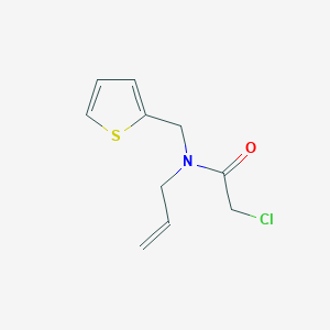 molecular formula C10H12ClNOS B3387850 N-烯丙基-2-氯-N-(噻吩-2-基甲基)乙酰胺 CAS No. 852399-97-4