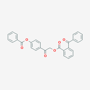 molecular formula C29H20O6 B338786 2-[4-(Benzoyloxy)phenyl]-2-oxoethyl 2-benzoylbenzoate 