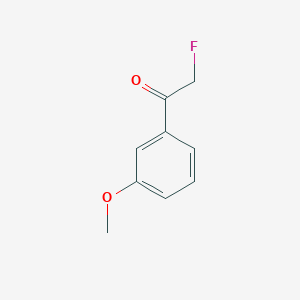 molecular formula C9H9FO2 B3387972 2-Fluoro-1-(3-methoxyphenyl)ethanone CAS No. 85465-50-5