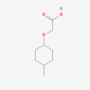molecular formula C9H16O3 B3388019 2-[(4-Methylcyclohexyl)oxy]acetic acid CAS No. 855933-50-5