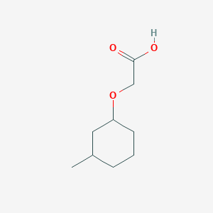 molecular formula C9H16O3 B3388032 2-[(3-Methylcyclohexyl)oxy]acetic acid CAS No. 856357-77-2