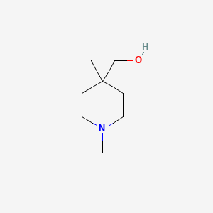 molecular formula C8H17NO B3388062 (1,4-Dimethylpiperidin-4-YL)methanol CAS No. 857383-97-2