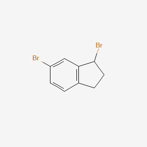molecular formula C9H8Br2 B3388081 1,6-Dibromo-2,3-dihydro-1H-indene CAS No. 858224-98-3