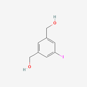 molecular formula C8H9IO2 B3388104 [3-(Hydroxymethyl)-5-iodophenyl]methanol CAS No. 859238-49-6