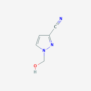 molecular formula C5H5N3O B3388116 1-(Hydroxymethyl)-1H-pyrazole-3-carbonitrile CAS No. 860807-23-4