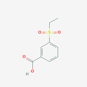 molecular formula C9H10O4S B3388128 3-(Ethanesulfonyl)benzoic acid CAS No. 861079-51-8