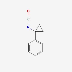 molecular formula C10H9NO B3388153 (1-Isocyanatocyclopropyl)benzene CAS No. 862487-15-8