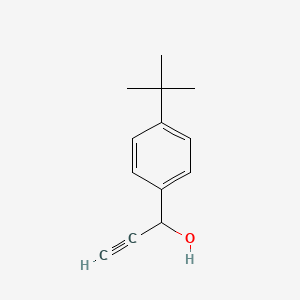 molecular formula C13H16O B3388256 1-(4-叔丁基苯基)丙-2-炔-1-醇 CAS No. 86604-02-6