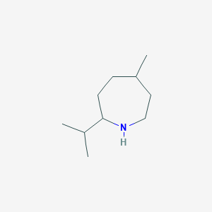 molecular formula C10H21N B3388352 5-Methyl-2-(propan-2-yl)azepane CAS No. 87144-81-8