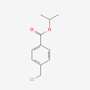 molecular formula C11H13ClO2 B3388395 Propan-2-yl 4-(chloromethyl)benzoate CAS No. 87234-10-4