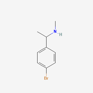 molecular formula C9H12BrN B3388402 [1-(4-溴苯基)乙基](甲基)胺 CAS No. 87310-44-9