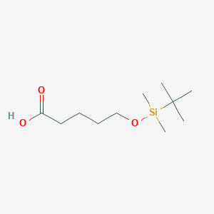 B3388515 Pentanoic acid, 5-[[(1,1-dimethylethyl)dimethylsilyl]oxy]- CAS No. 87729-39-3