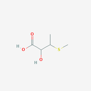 molecular formula C5H10O3S B3388573 2-Hydroxy-3-(methylsulfanyl)butanoic acid CAS No. 88126-30-1