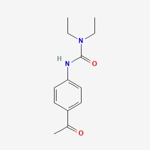 B3388595 1-(4-Acetylphenyl)-3,3-diethylurea CAS No. 881937-62-8