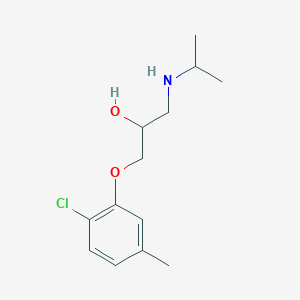 1-(2-Chloro-5-methylphenoxy)-3-[(propan-2-yl)amino]propan-2-ol