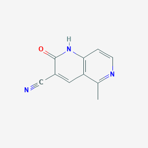B3388727 5-methyl-2-oxo-1H-1,6-naphthyridine-3-carbonitrile CAS No. 88877-04-7