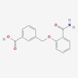 3-(2-Carbamoylphenoxymethyl)benzoic acid