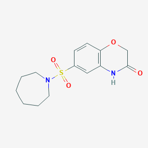 7-(azepan-1-ylsulfonyl)-2H-1,4-benzoxazin-3(4H)-one