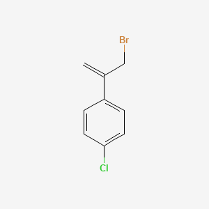 molecular formula C9H8BrCl B3388785 1-(3-Bromoprop-1-en-2-yl)-4-chlorobenzene CAS No. 89220-51-9