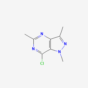 7-chloro-1,3,5-trimethyl-1H-pyrazolo[4,3-d]pyrimidine