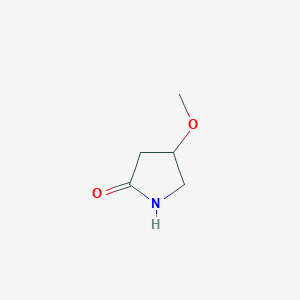 molecular formula C5H9NO2 B3388866 4-Methoxypyrrolidin-2-one CAS No. 89417-37-8