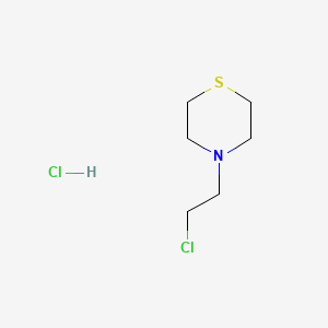 molecular formula C6H13Cl2NS B3388875 4-(2-氯乙基)硫代吗啉盐酸盐 CAS No. 89583-39-1