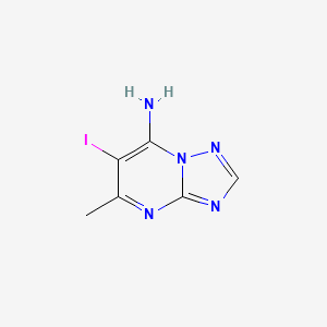 6-Iodo-5-methyl-[1,2,4]triazolo[1,5-a]pyrimidin-7-amine