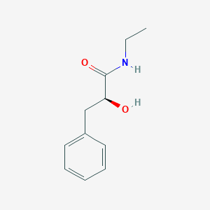 molecular formula C11H15NO2 B3388925 (2S)-N-Ethyl-2-hydroxy-3-phenylpropanamide CAS No. 89843-26-5