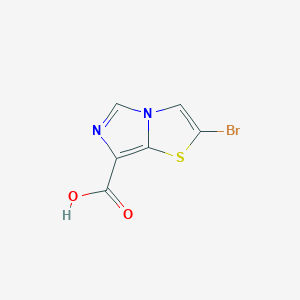 molecular formula C6H3BrN2O2S B3388970 2-Bromoimidazo[5,1-b]thiazole-7-carboxylic acid CAS No. 901122-45-0
