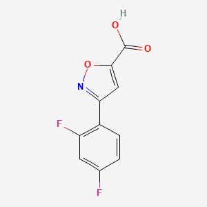 3-(2,4-Difluorophenyl)isoxazole-5-carboxylic acid