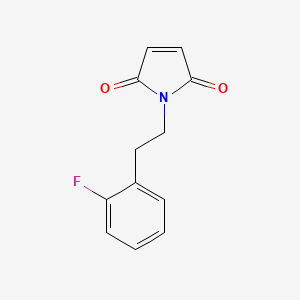 1-[2-(2-fluorophenyl)ethyl]-2,5-dihydro-1H-pyrrole-2,5-dione