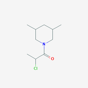 Piperidine, 1-(2-chloro-1-oxopropyl)-3,5-dimethyl-