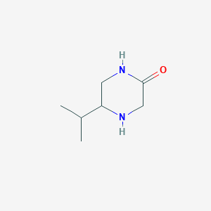 molecular formula C7H14N2O B3389066 5-Isopropyl-piperazin-2-one CAS No. 907973-07-3