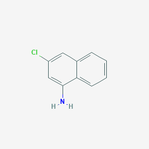 molecular formula C10H8ClN B3389069 1-Amino-3-chloronaphthalene CAS No. 90799-45-4