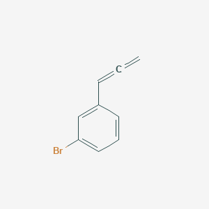 molecular formula C9H7B B3389088 Benzene, 1-bromo-3-(1,2-propadienyl)- CAS No. 91028-08-9