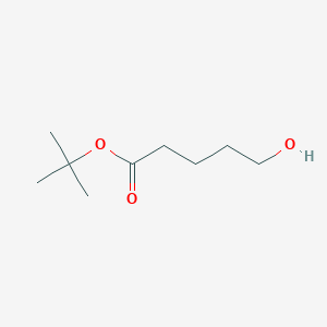 molecular formula C9H18O3 B3389133 叔丁基5-羟基戊酸酯 CAS No. 91420-49-4