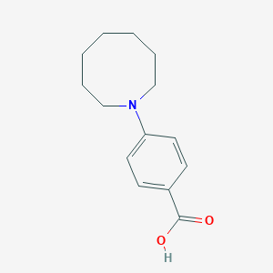 molecular formula C14H19NO2 B3389164 4-(Azocan-1-yl)benzoic acid CAS No. 918129-37-0