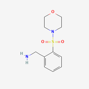 Benzenemethanamine, 2-(4-morpholinylsulfonyl)-