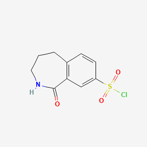 1-oxo-2,3,4,5-tetrahydro-1H-2-benzazepine-8-sulfonyl chloride